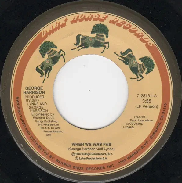 George Harrison When We Was Fab Vinyl Single 7inch Dark Horse - Bild 1 von 1