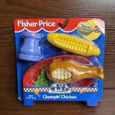 VINTAGE 1997 Fisher Price Play Food Mini Meals CHOMPIN' CHICKEN #73344 *NEW