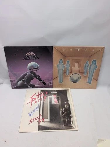 Lot(3) Rock Vinyl Records Albums: Asia, Steve Perry, Journey