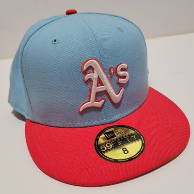New Era Blue Red A Cap Mens 8 Oakland Athletics Spring Two Tone Color
