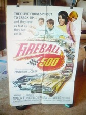 FIREBALL 500, orig 1-sht / movie poster (Frankie Avalon, Annette Funicello)  '68