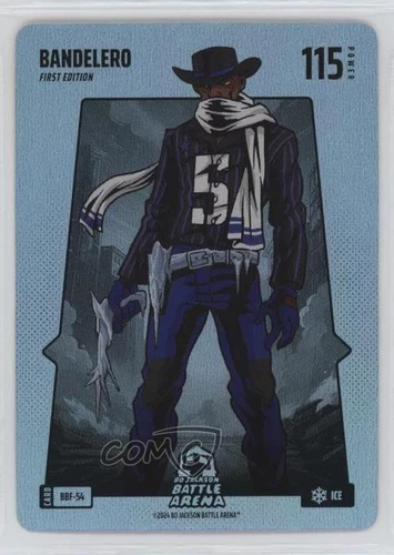 2024 Bo Jackson Battle Arena TCG Alpha Edition Blue Battlefoil Bandelero 0ix9