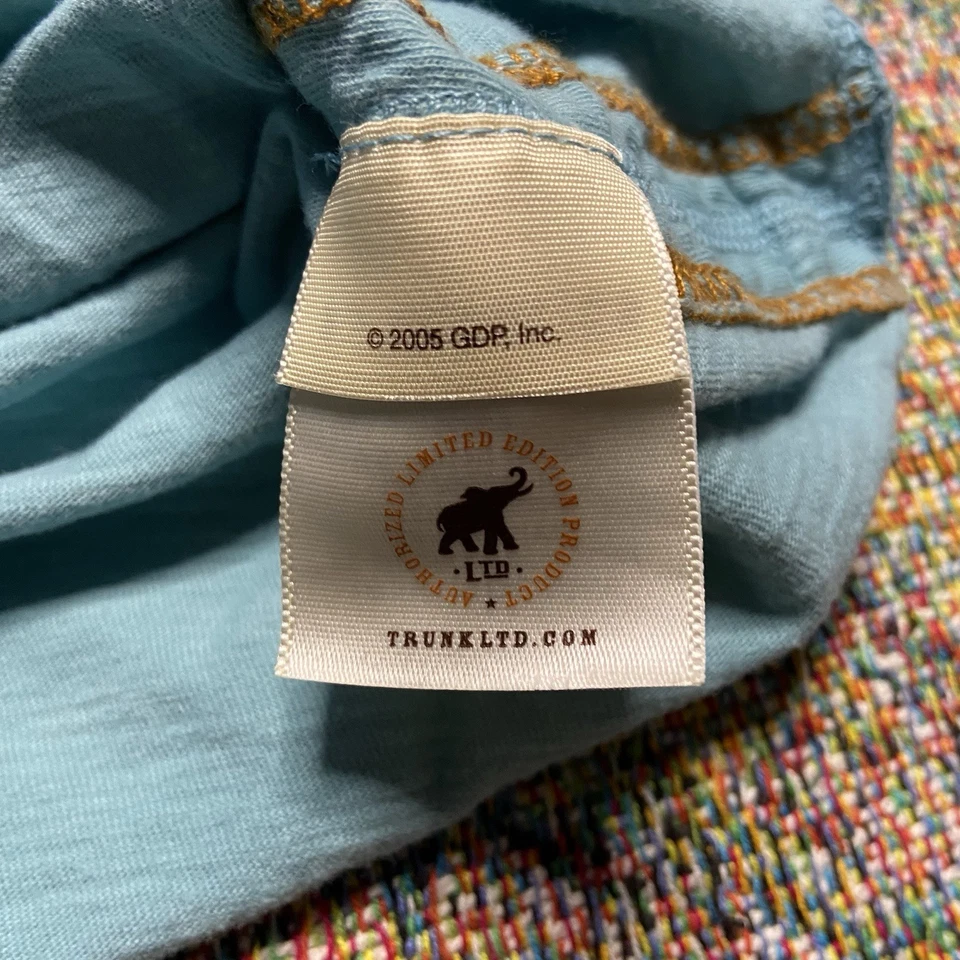 Camisa Trunk LTD Grateful Dead XS/Pequeña Sin Mangas Calavera Henley Top 2005 De Colección Y2K Foto 4 de 4