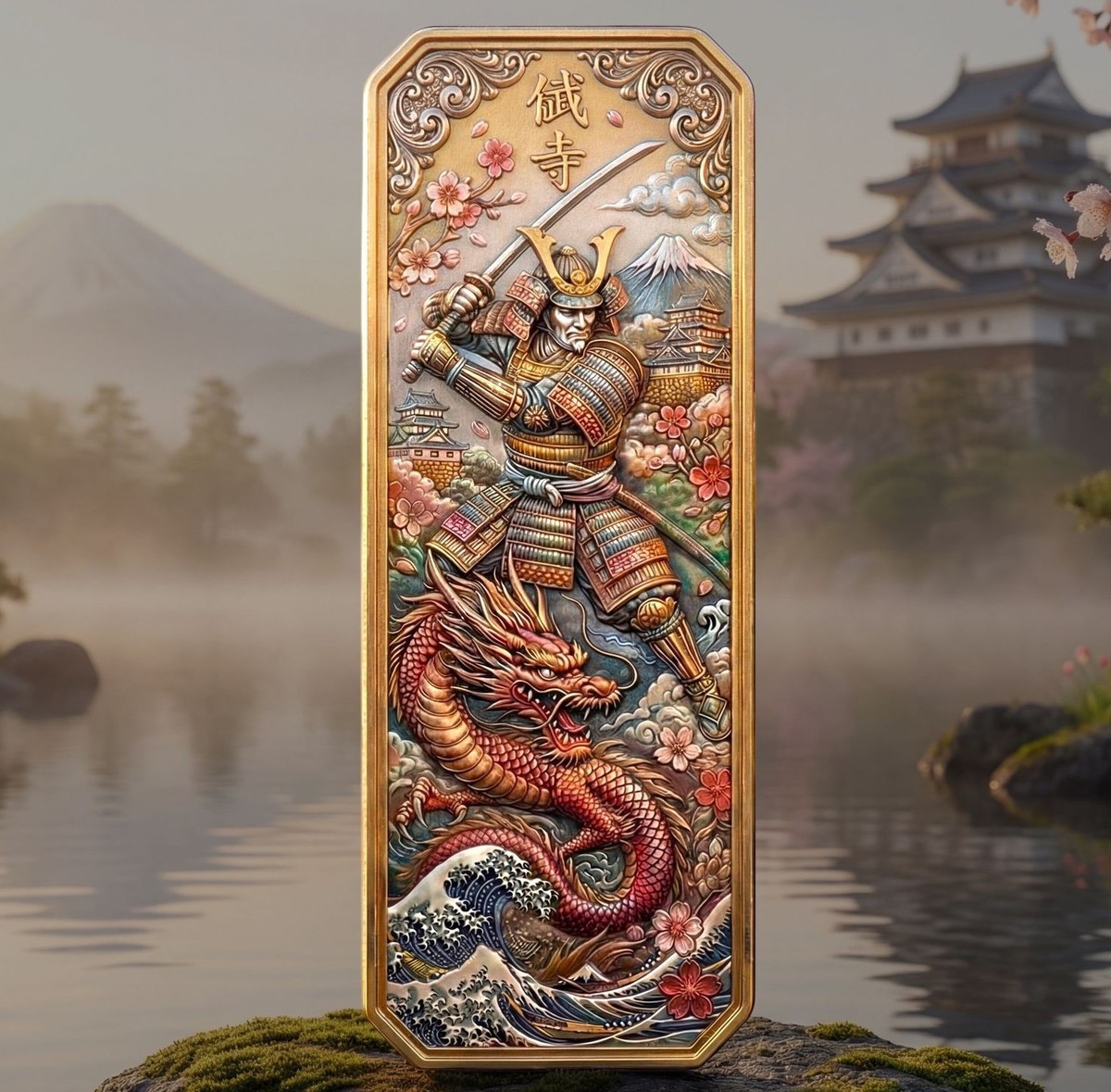 PRESALE** Ancient Legacies Japan 24k Gold Gilded 1 Kilo Copper bar