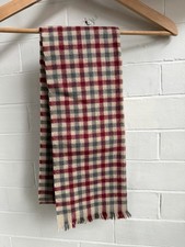 Ben Sherman Checked Wool Scarf - Used Excellent Condition