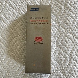 Norton Sharpening Stone lB Combination 6 Bench Stone Measuring 6”x2”x1”.  2 Side