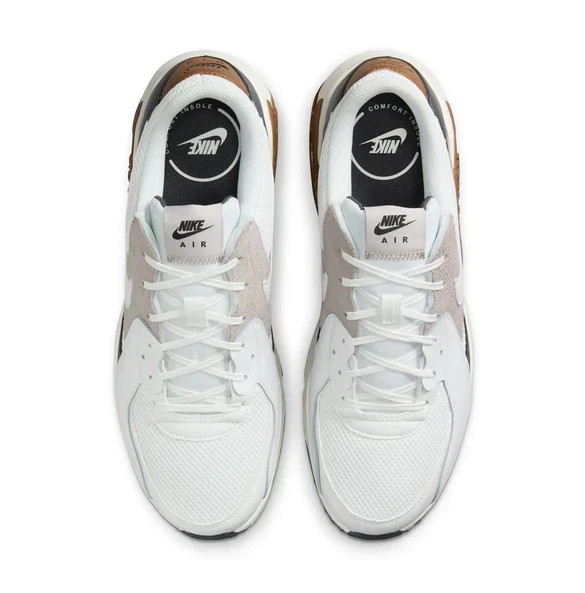 SIZE 11.5 - NEW Nike Airmax Excee White Grey Brown FZ5486-102 Black Tan SNEAKERS — product photo 6 of 9