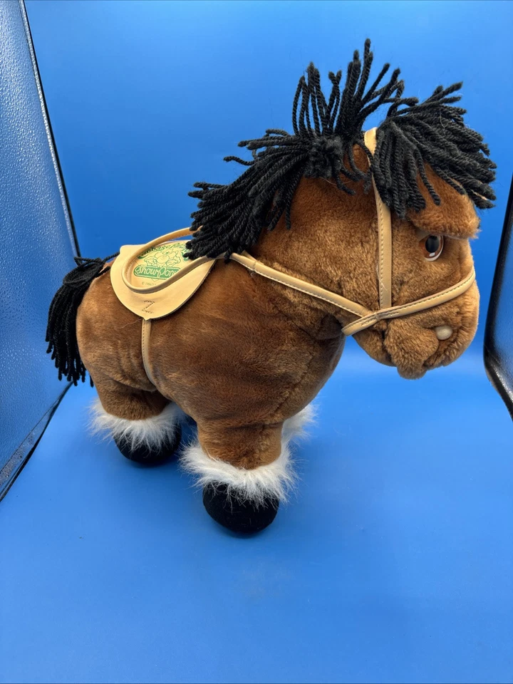 RARE Vintage 1984 16" Cabbage Patch Kids Plush Brown Horse Show Pony - Image 3 of 4