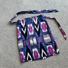 / Talbots Cotton Blend Pencil Skirt Tribal Ikat Print Belted Summer US 4P — photo 1