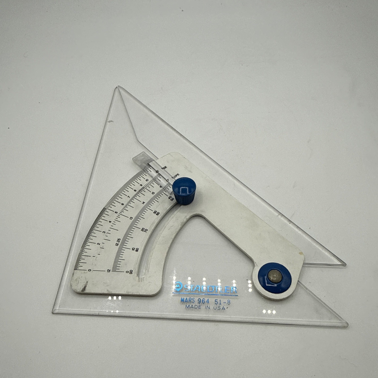Vintage Staedtler Mars 964 51-08 Adjustable Triangle Rise/Slope 964 51-8