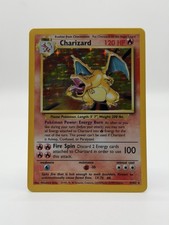 Pokmon Tcg Charizard Base Set 1999 Unlimited Holofoil Rare Ships Fast - Lp Pokmon Tcg Charizard Base Set 1999 Unlimited Holofoil Rare Ships Fast - Lp