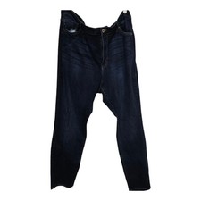 Kancan Jeans Womens Size 3xl blue curvy dark wash high rise skinny denim length