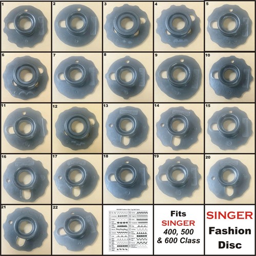SINGER Fashion Disc For 401, 403, 500, 503 All 600 Class & 700 Class Touch & Sew