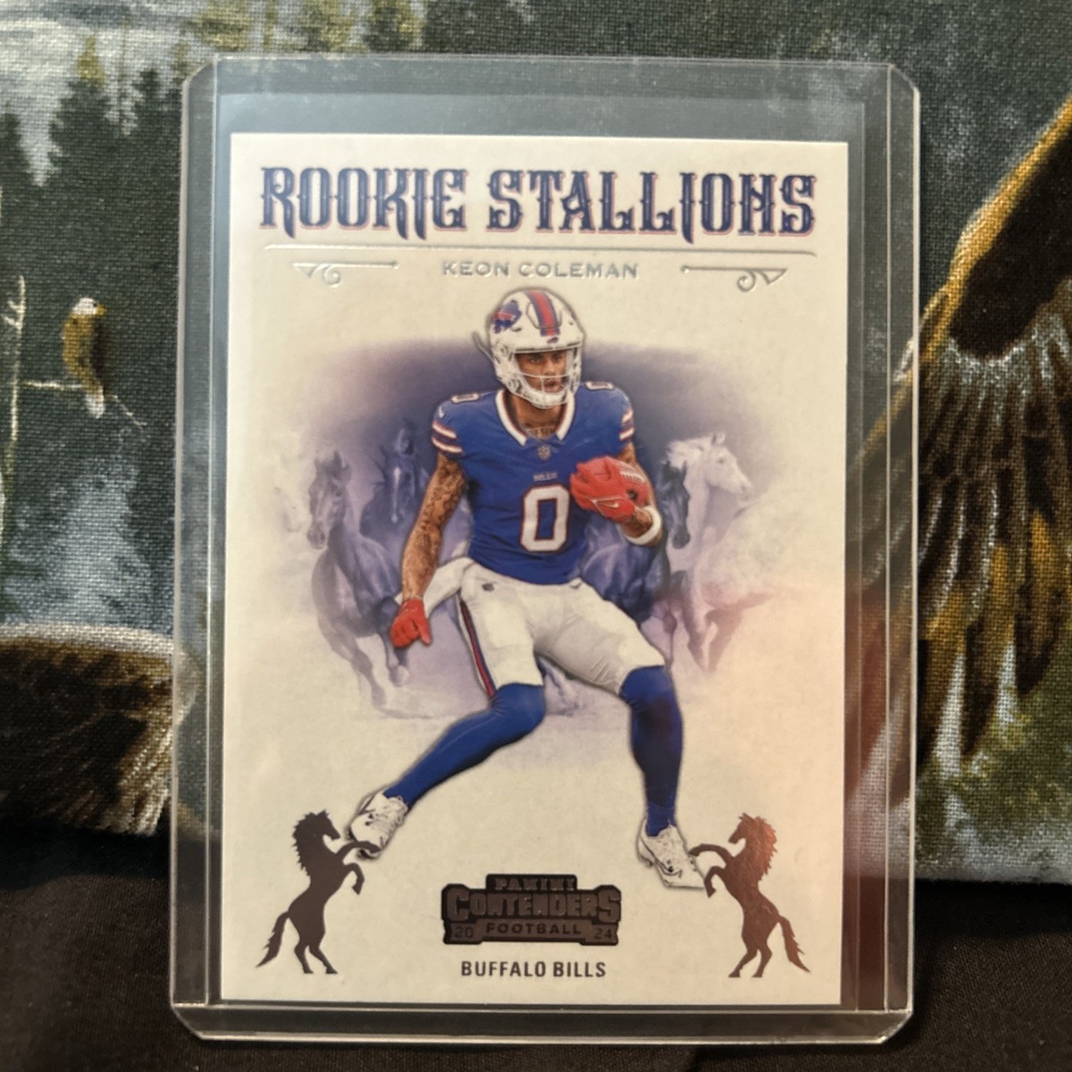 2024 Panini Contenders Rookie Stallions Keon Coleman Buffalo Bills