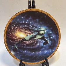 The Hamilton Collection Plate Star Trek Klingon Battlecruiser 1994 Incl CoA