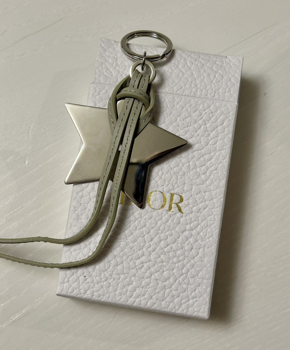 Christian Dior Charm Around the World motif Key chain strap Star