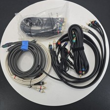 Lot Of 6 Component Cables, Various Sizes And Thickness