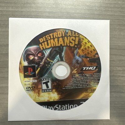 Destroy All Humans (Sony PlayStation 2, 2005) Disc Only Cleaned