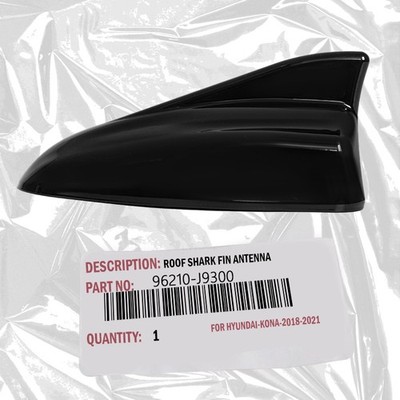 Hyundai  Kona 2018-22 Black Fin Antenna Base Cover Signal Aerial Replacement