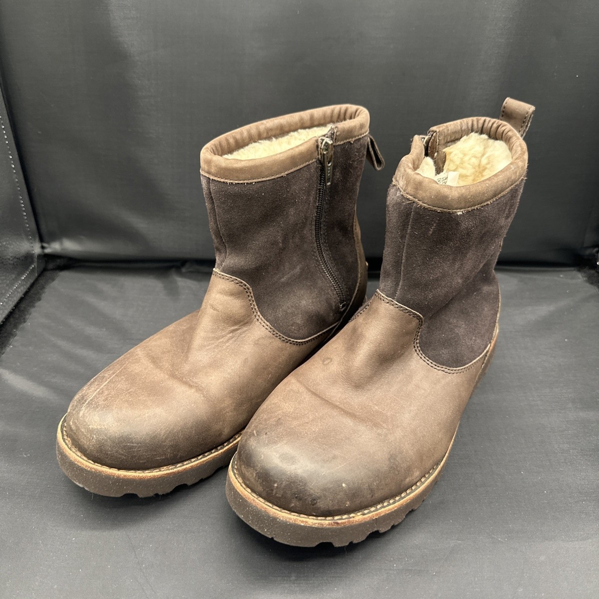 UGG Hendren TL Stout Brown 1008140 Waterproof Leather Boots 