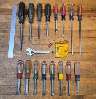 NICE Vintage CRAFTSMAN USA Tools Lot • MECHANICS Nut & Screwdrivers Wrenches☆USA