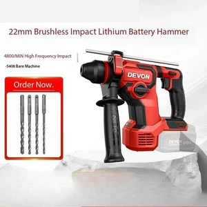 Marteau électrique rechargeable multifonctions Perceuse d'impact légère sans brosse