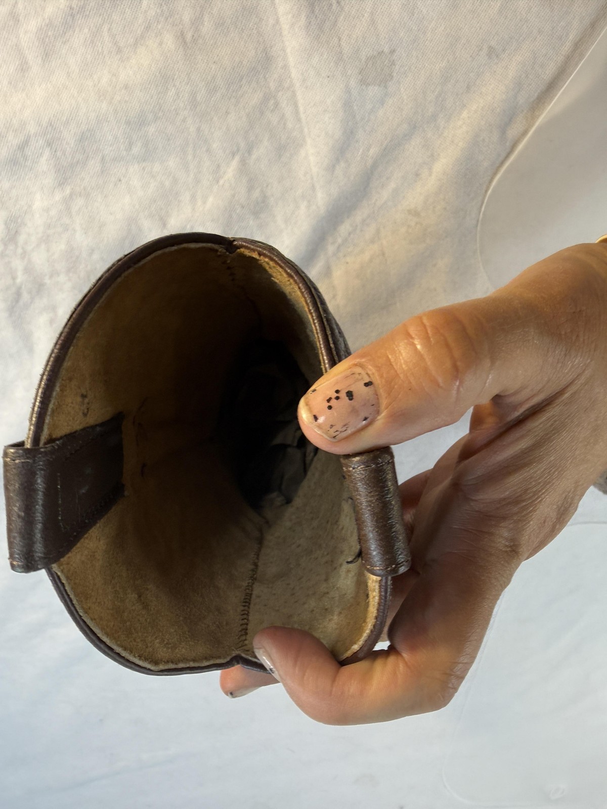 Python Cowboy Boots Womens Size 6 Brown Leather W… - image 11