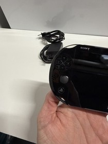 Sony Playstation Vita Slim PS Vita PCH-2001 Handheld Game System Black With Game