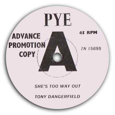 TONY DANGERFIELD - She's Too Way Out'' WILD BRITISH ROCK N ROLL - RGM - HEAR IT