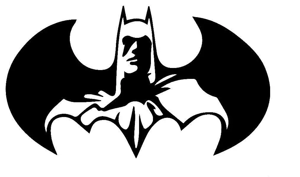 Tribal Batman Car or Truck Window Laptop Decal Sticker Red 6in X