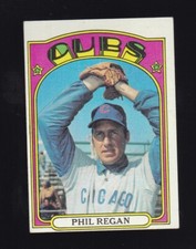 1972 Topps Phil Regan #485 Chicago Cubs