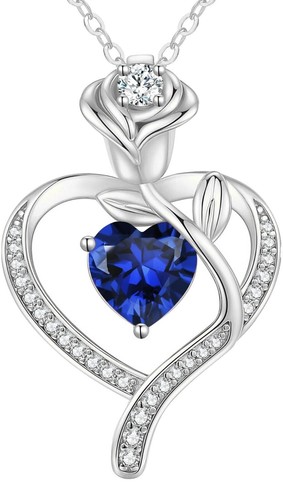 6mm Cubic Zirconia Silver Pendant Necklace - 18" Simple SP Design, Eternity Style Jewelry 11 thumbnail image