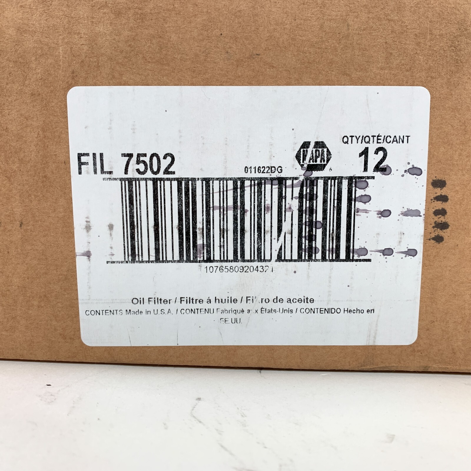 NAPA 7502 cross reference oil filters