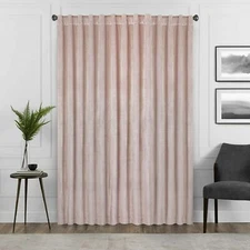 Harper Velvet Absolute Zero Blackout Window Panel - Eclipse - Blush - 50 x 108