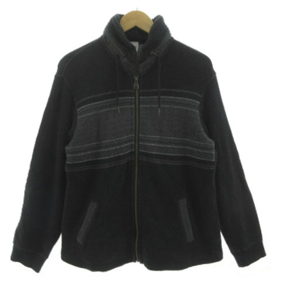 TAKEO KIKUCHI double zip hoodie シティ ボーダー TAKEO KIKUCHI Jacket Sweatshirt Hood Zip Up Cotton Total