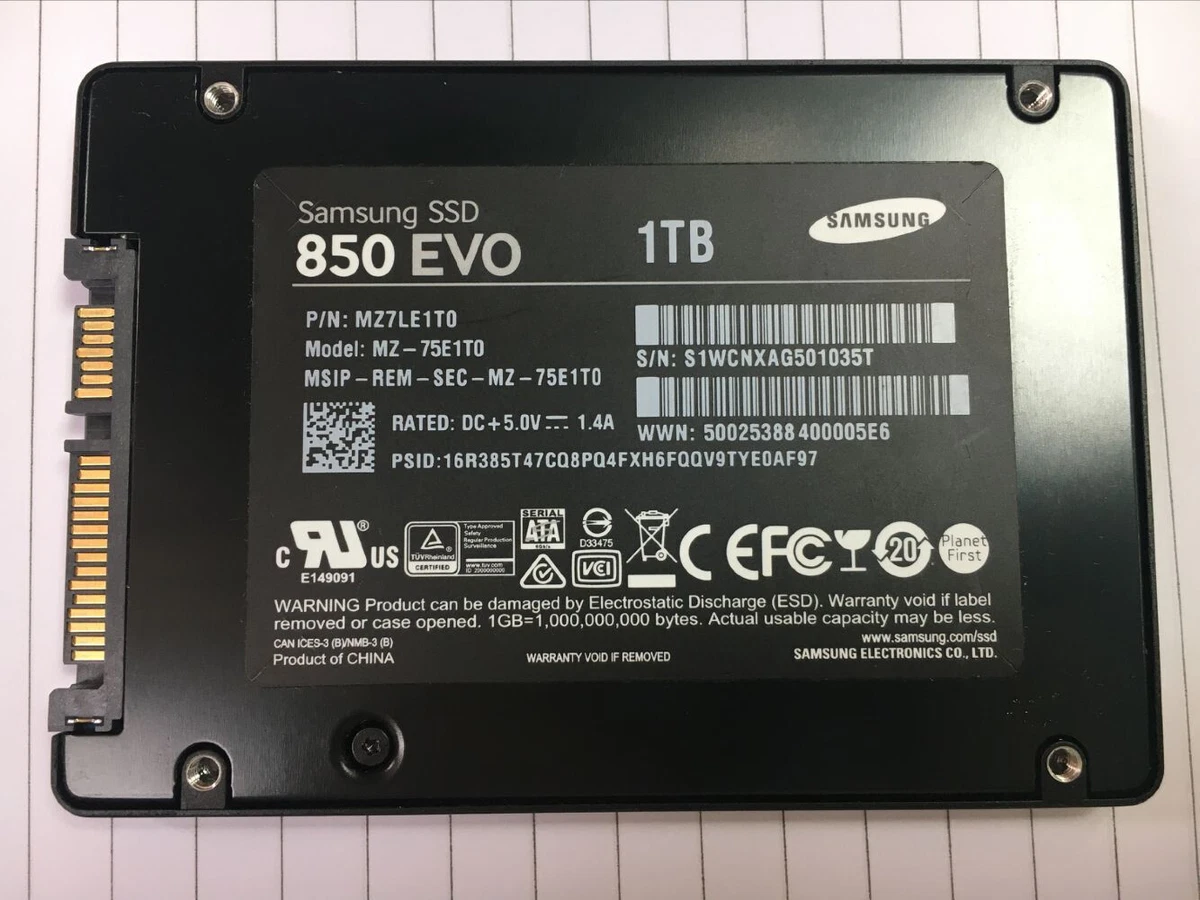 samsung 850 pro endurance