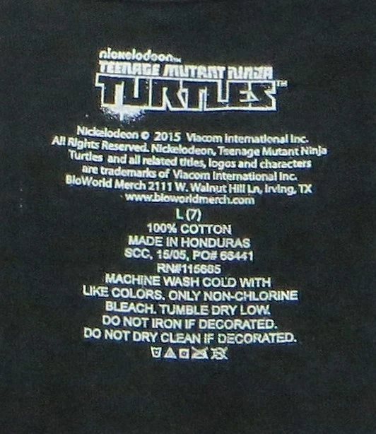 Teenage Mutant Ninja Turtles Officially Licensed Boys T-Shirt  Mutants Rule - Image 4 of 4