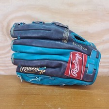 Rawlings Revolution Series Res 3 Baseball Mitt Fastback Model Teal / Gray  12.5