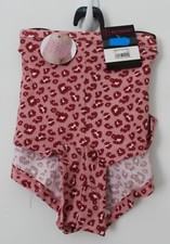 No Boundaries Women's Seamless Boyshort Panties Red Multisize NWT