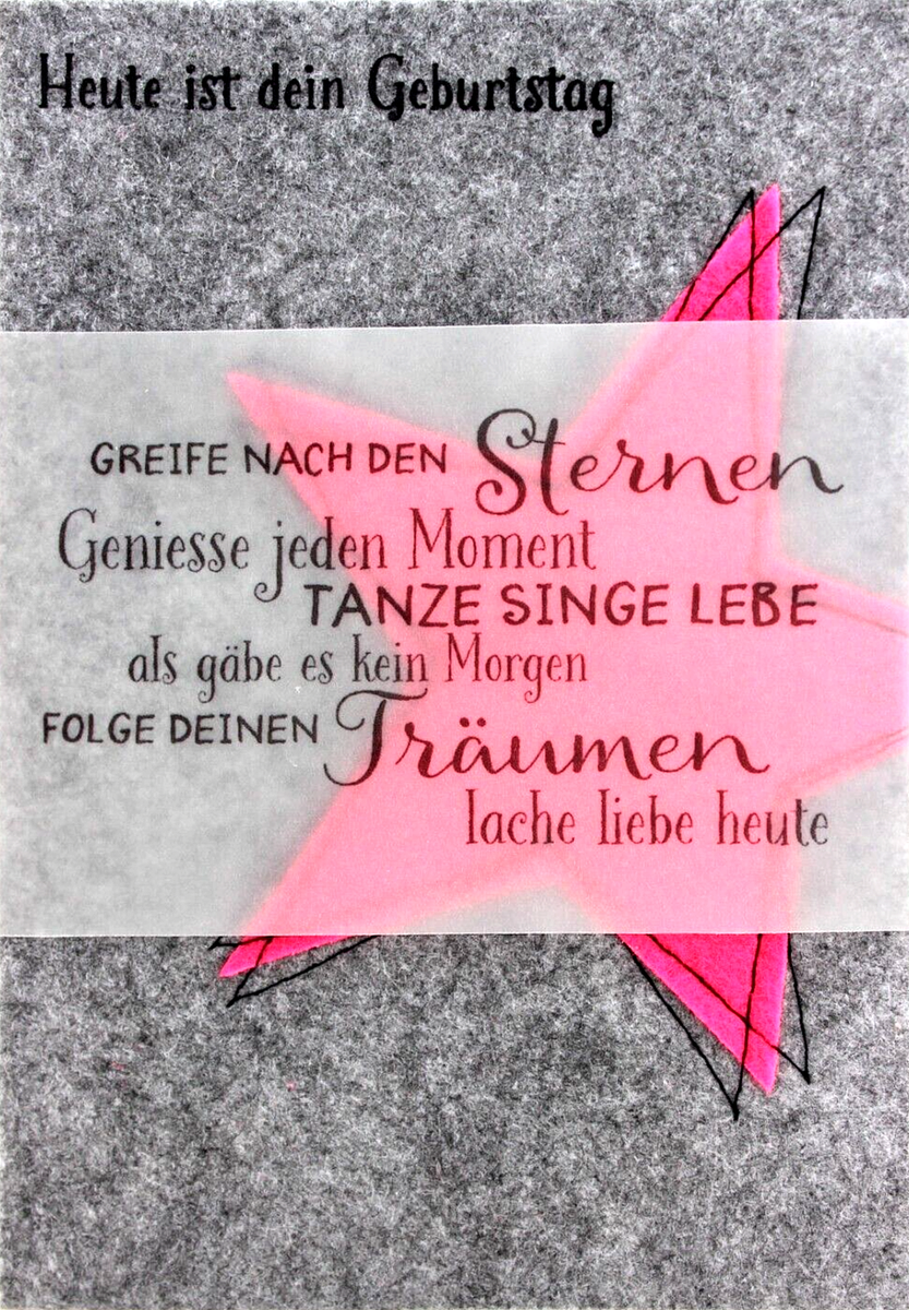 Papyrus Geburtstagskarte – Premium-Karte Mit Lasergeschnittenem Holz & Quaste