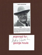 DAVID HUDDLESTON - SIGNED - BLAZING SADDLES - THE PRODUCERS - THE BIG LEBOWSKI