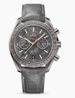 BRAND NEW OMEGA DARK SIDE OF THE MOON METEORITE - SEDNA 18k GOLD