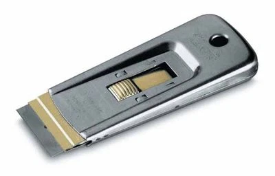 Glasschaber 0-28-500 mit 5 Klingen STANLEY Profi auch für Fliesen & Ceranfeld