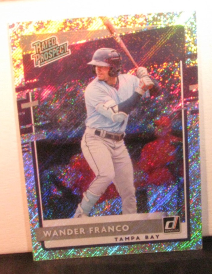 2020 Wander Franco Donruss Rated Prospect Rapture #RP-1 Rookie Card Rays