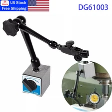 Regular Duty Dial Gage Holder Dg61003 Mag Base W/Metal Fine Adjust For Noga