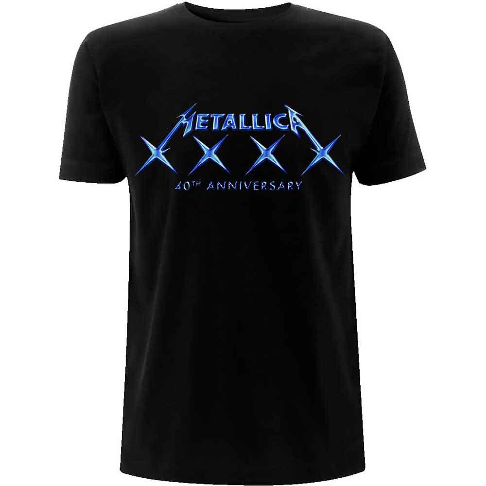 Metallica 40 XXXX T-Shirt Black New | eBay