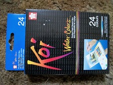 Koi Water Colors Pocket field Sketch Box 24
