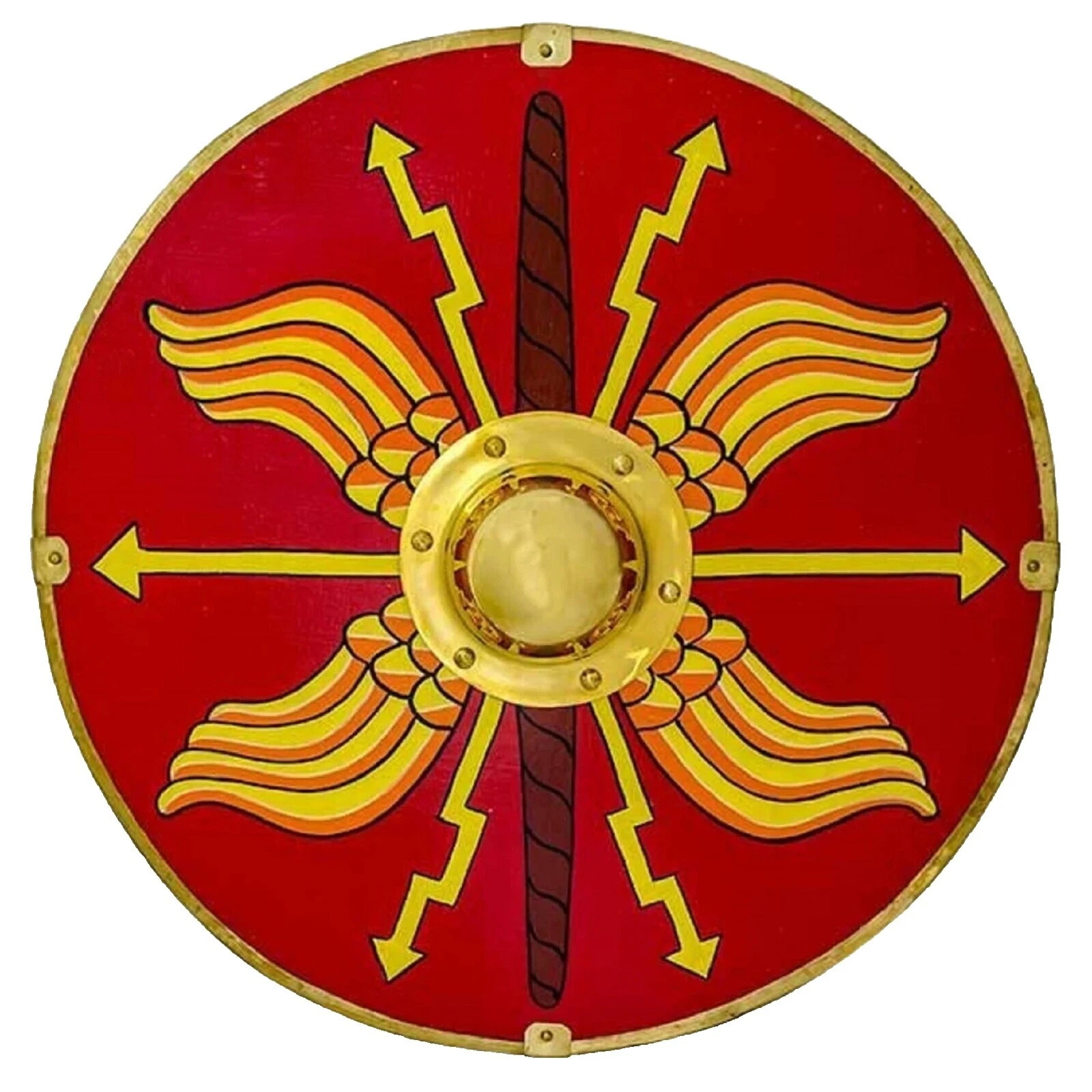 Коричневые римские коллекционные брони и щиты