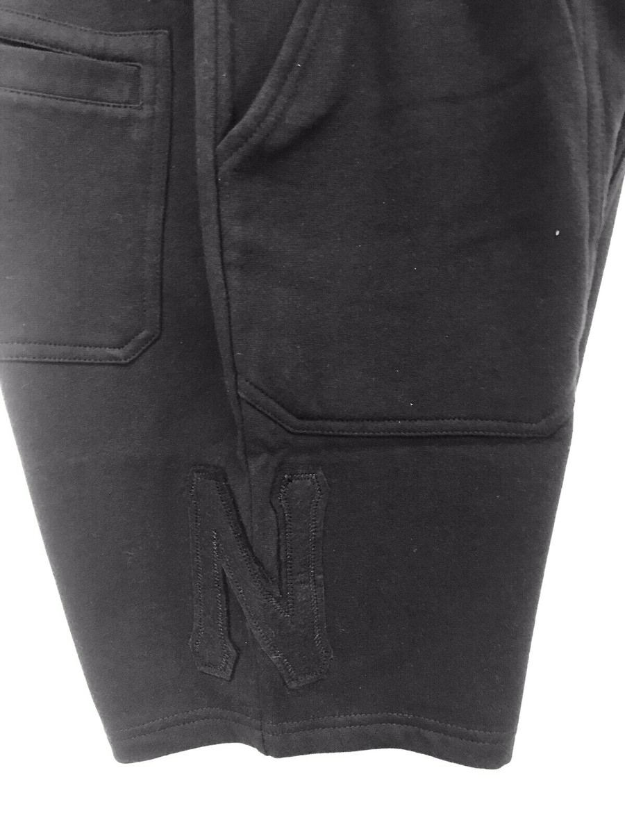NEFF DUGOUT SWEAT SHORT MEN'S SPORTS SHORTS PANT MEDIUM BLACK code G6 NWT