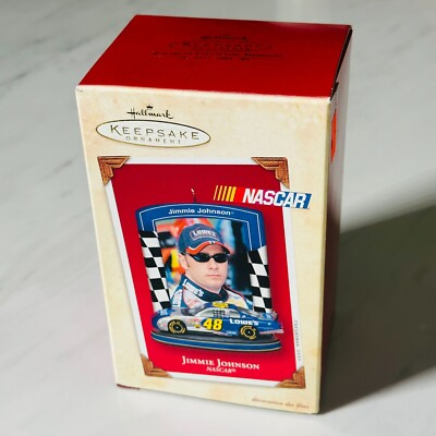 #ad Nascar Jimmie Johnson Lowe#x27;s #48 Hallmark Keepsake Ornament RE $9.95